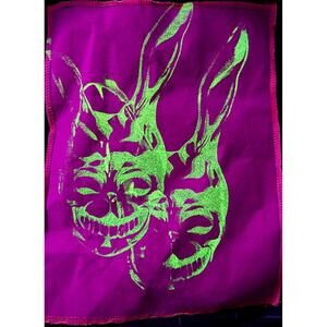 Darko Inspired Glow-in-the-Dark Skull Flannel Custom Patch Unisex Grunge